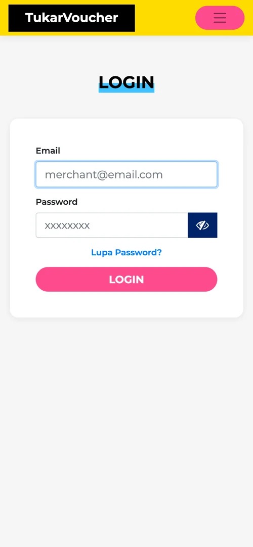 TukarVoucher - Sign in